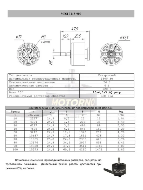 8694576351-ozon Электродвигатель Motorno МЭД
