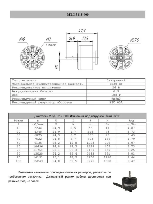 8694576378-ozon Электродвигатель Motorno МЭД