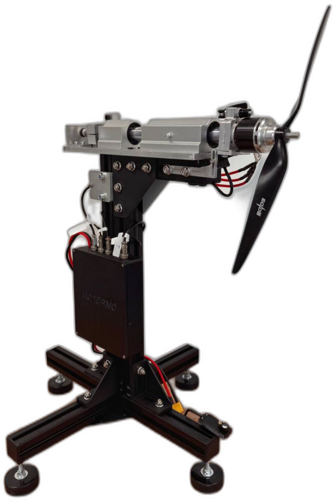 The Motorno Uragan test bench for measuring propulsion-set characteristics